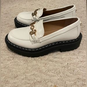 Circus NY white loafers.